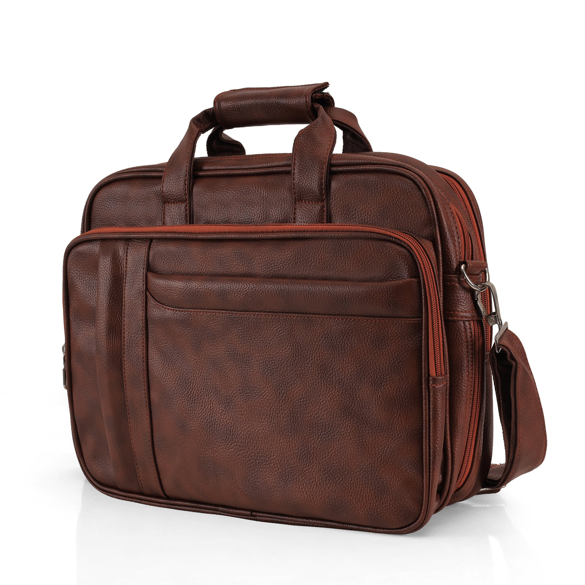 Brown Leather Laptop & Office Messenger Bag
